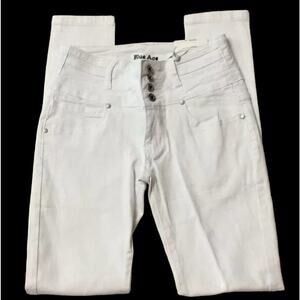Blue‎ Age Jeans high waist skinny white denim jeans Juniors Size 1